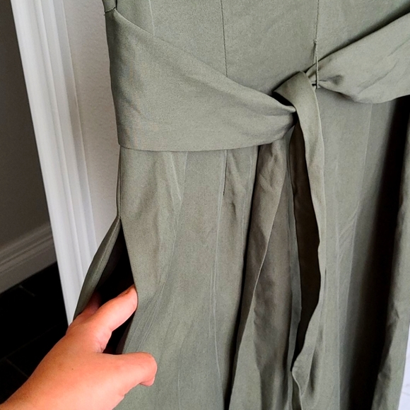 NWT Tahari ASL Flutter Sleeve Side Tie Jumpsuit - Picture 6 of 8